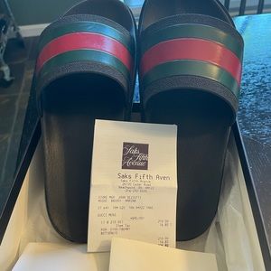 Gucci slides men’s size 5